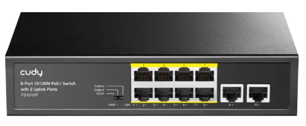 POE SWITCH 8+2 port