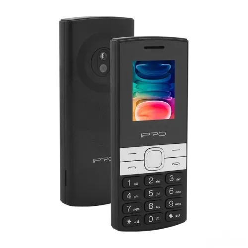 IPRO A12 black LCD 1.77' DS 800mAh (Type C punjač) black