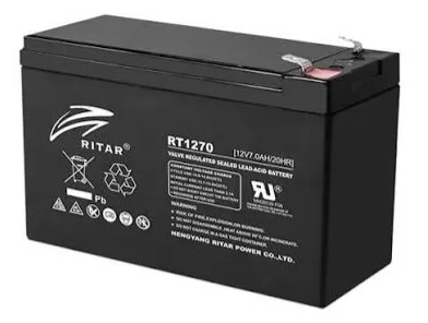 Ritar RT1270 Olovna VRLA baterija 12V 7Ah F2