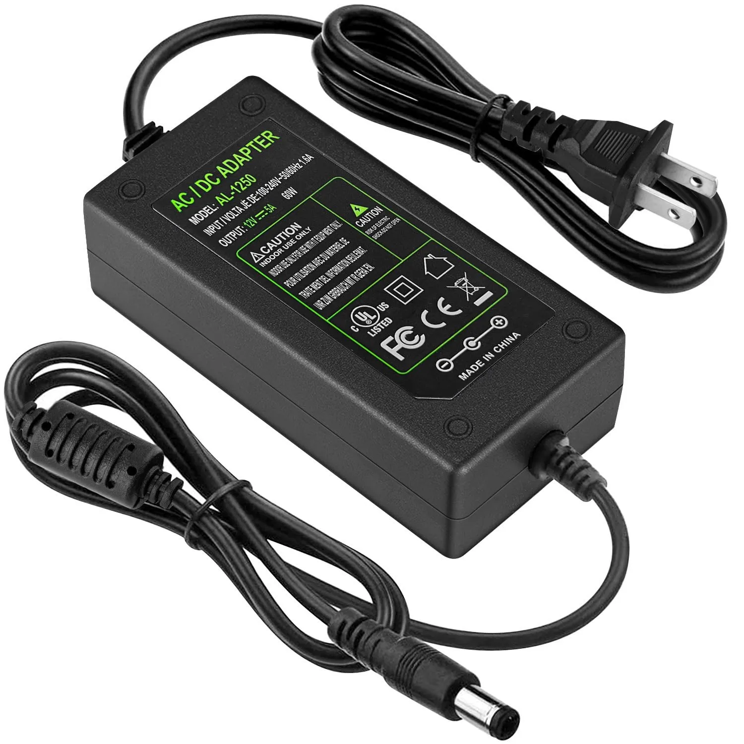 Coper napajanje, DC 5.5x2.1mm CE  12v 5a 60w