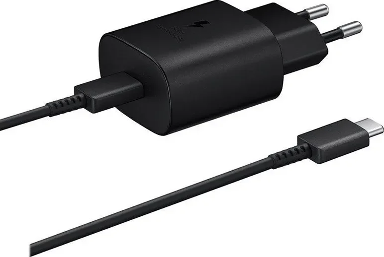 Kucni punjac Fast Charging za Samsung 2.0/ USB PD 45W sa kablom Type- C na Type- C (5A) crni